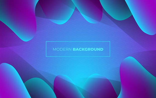 Abstract 3d modern shape background trendy banner with glossy shapes