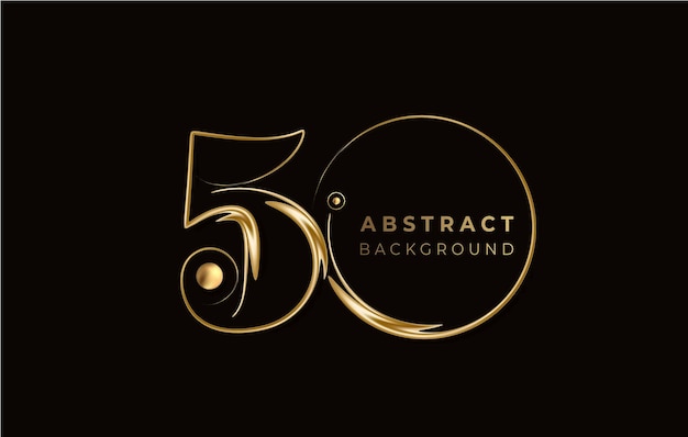 Abstract 50% OFF Sale Discount Banner. Discount offer price tag. Vector Modern Sticker Illustration.