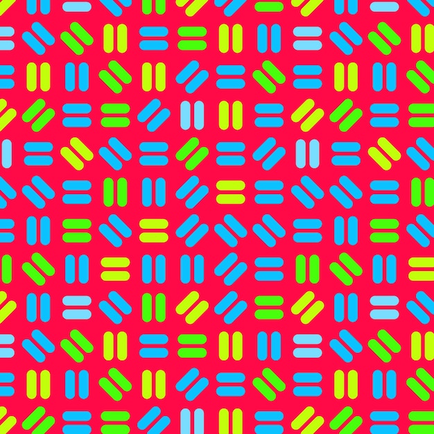 Abstract 80's Pattern