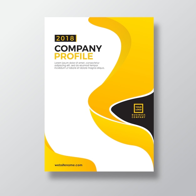 Abstract annual report template