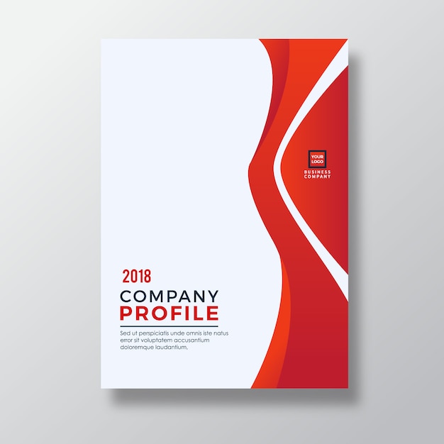 Abstract annual report template