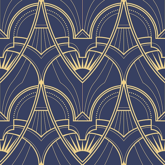 Abstract art deco geometric pattern