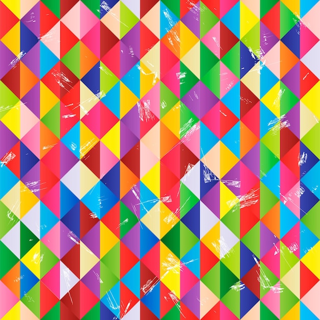 Abstract art multi-colored geometric vector background