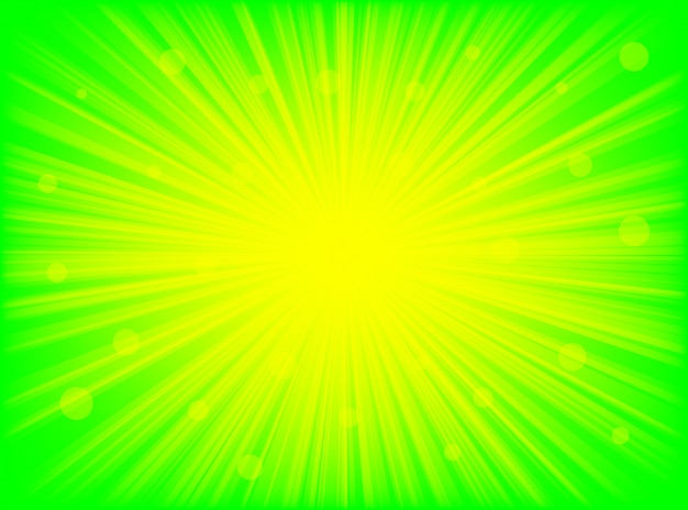 abstract backdrop green and yellow radial lines background