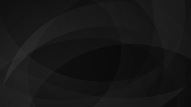 Abstract background of curved lines in black colors