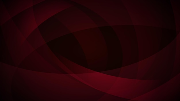 Abstract background of curved lines in dark red colors