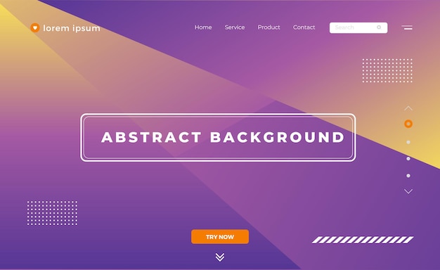 Abstract background design. Landing page template. Website template. Eps10 vector.