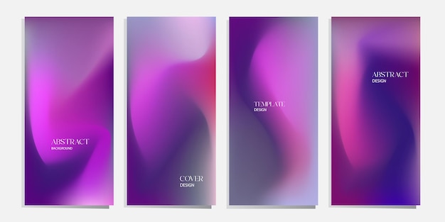 Abstract background design template violet pink gradient color