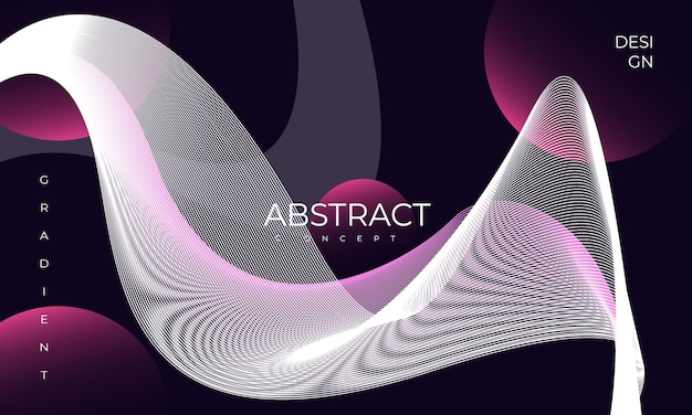 Abstract background design template with abstract theme