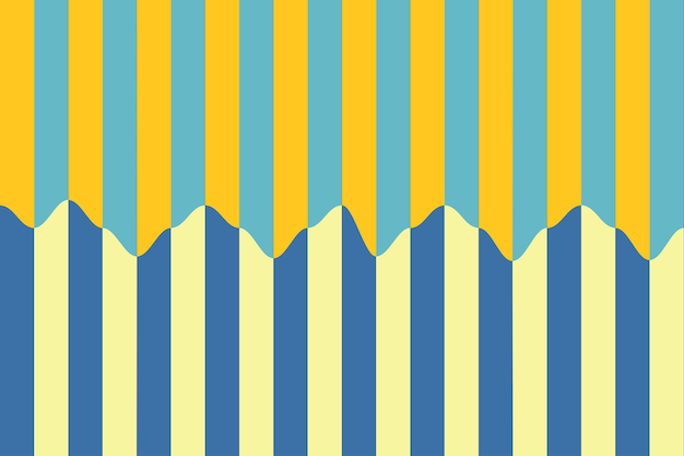 Vector abstract background design with striped patterns given a wave effect