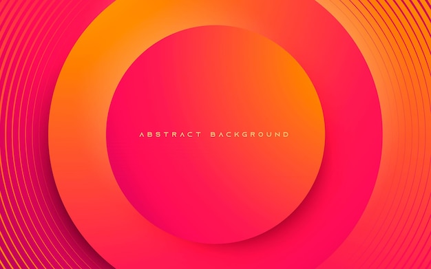 Abstract background dynamic circle layer shape