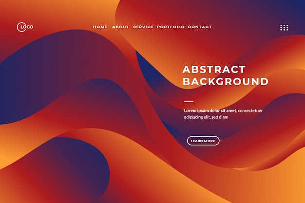 Abstract Background Dynamic Wave Colorful is used for website UI UX creativity and vibrancy