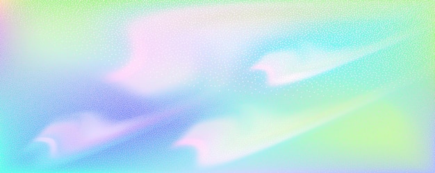 Abstract background featuring a holographic blur with a color gradientGrain noise texture