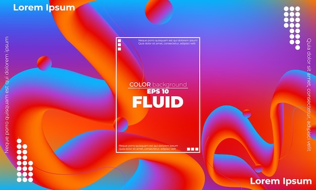 abstract background fluid liquid shape gradient