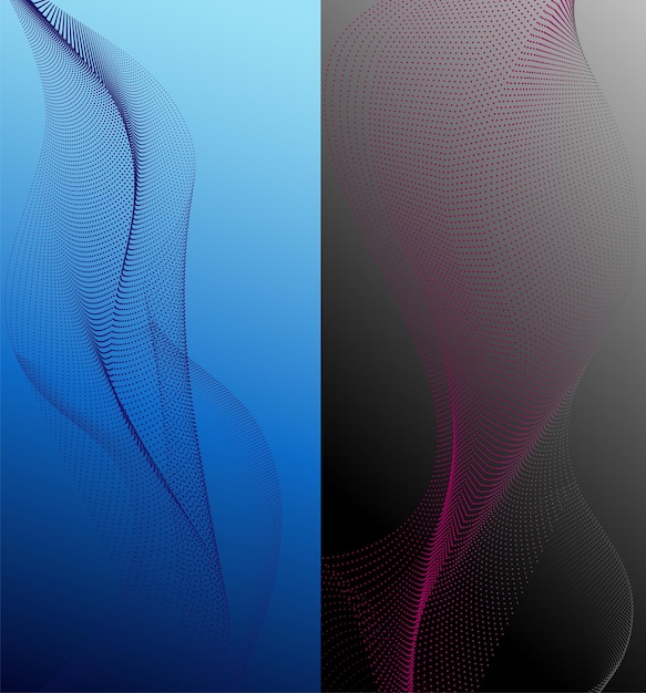 abstract background on gradient background with transition, mobile phone wallpaper