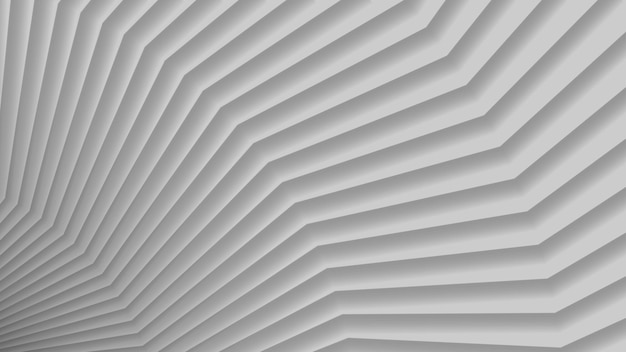 Abstract background of gradient broken lines in gray colors