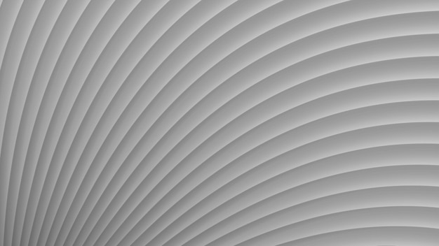 Abstract background of gradient curves in gray colors