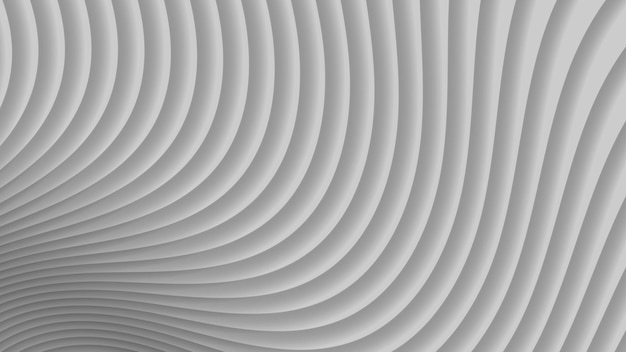 Abstract background of gradient curves in gray colors