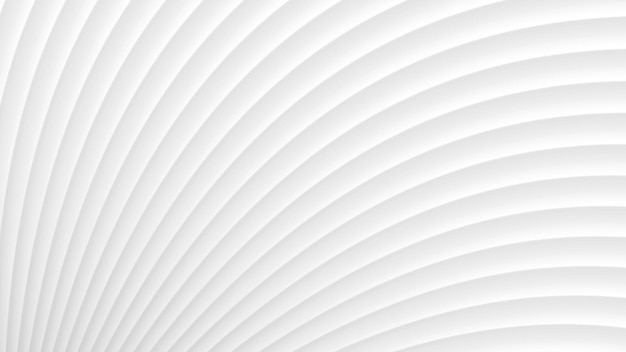 Abstract background of gradient curves in white colors