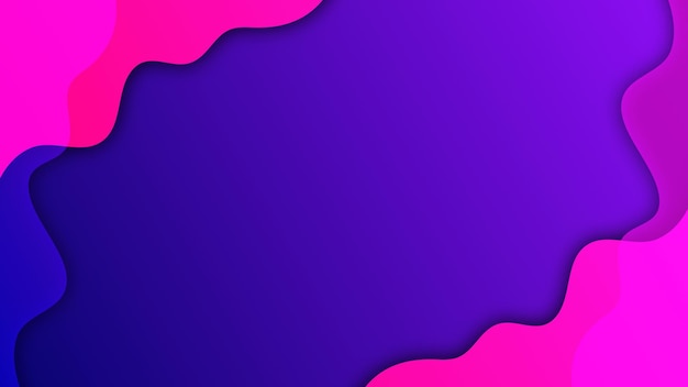 Abstract background gradient wave simple modern elegant premium vector