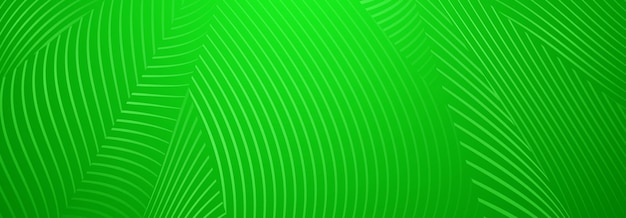 Abstract background in green tones made of striped surfaces