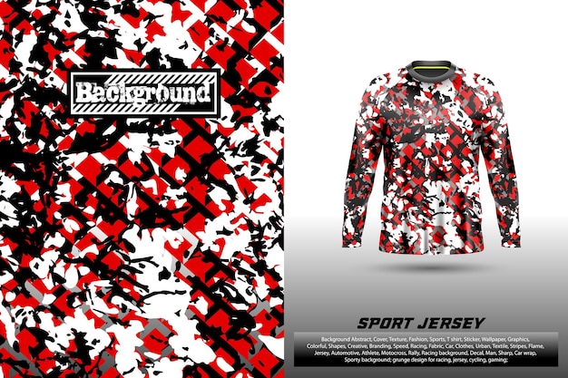 Abstract Background Grunge Sport Jersey 5