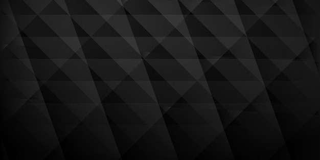 Abstract background of intersecting lines and polygons in black colors