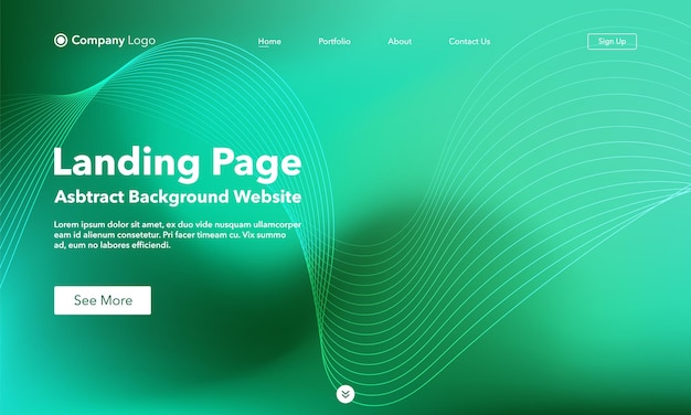 Abstract background Landing Page