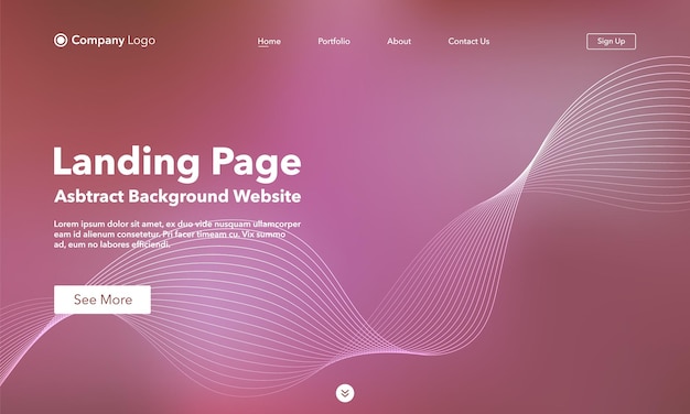 Abstract background Landing Page