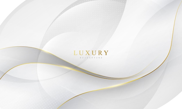 Abstract background luxury white gold Modern