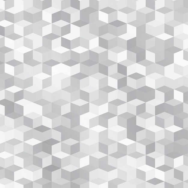 Abstract background made of small gray cubes