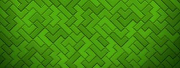 Abstract background made of tetris blocks green colors