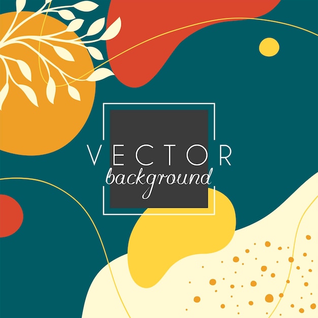 Abstract background. Modern design template in minimal style. Stylish cover for beauty presentation, branding design. Vector illustration