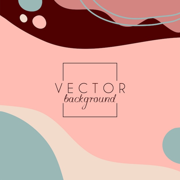 Abstract background. Modern design template in minimal style. Stylish cover for beauty presentation, branding design. Vector illustration