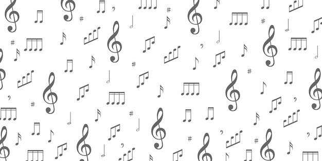 Abstract background of musical notesMusical concept