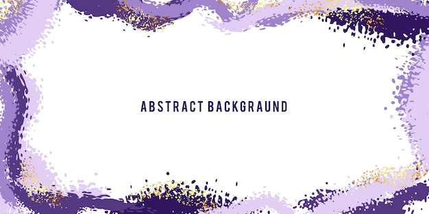 Abstract background painted with watercolor brushes with gold for banners, posters, postcards