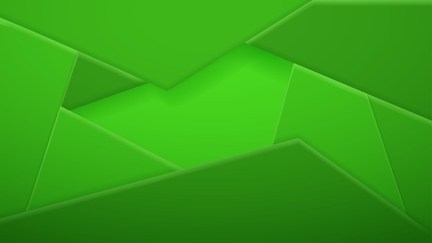 Abstract background of polygonal tiles in green colors