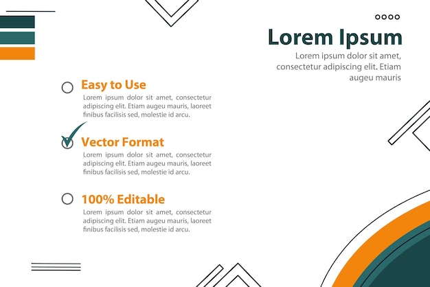 Abstract Background Power point template Green Orange background