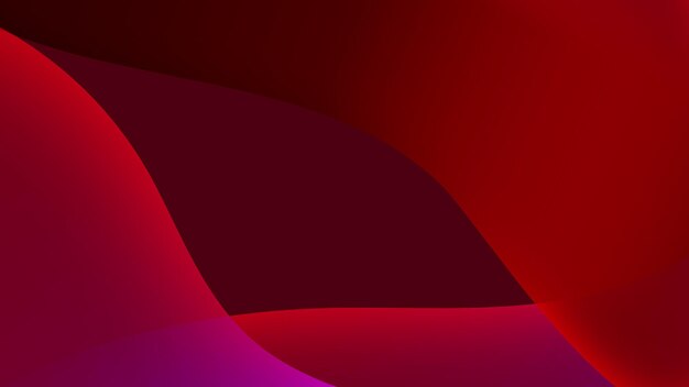 Abstract background red gradient wave rainbow simple modern elegant premium vector