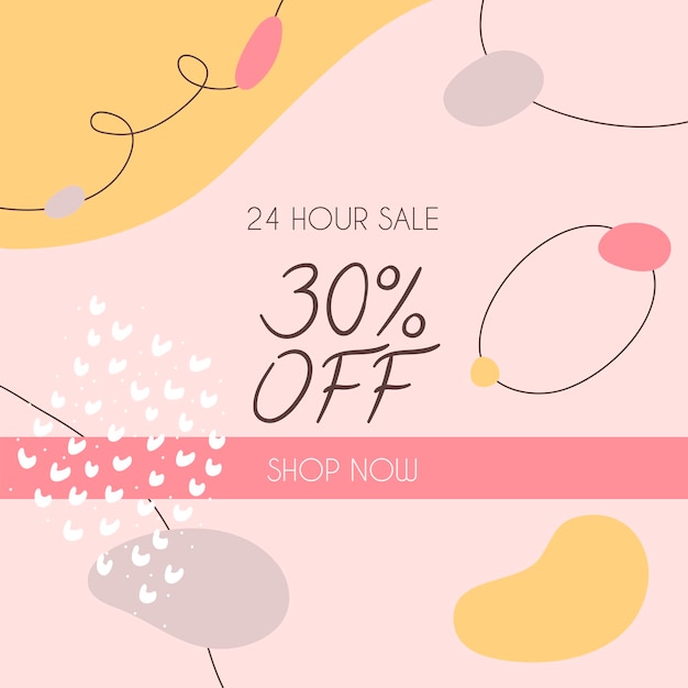 Abstract background. Sale design template in minimal style. Stylish cover for beauty presentation, branding design. Vector illustration