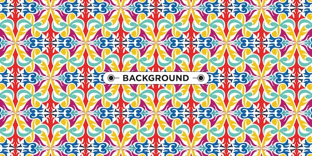 abstract background seamless pattern colorful ethnic mandala