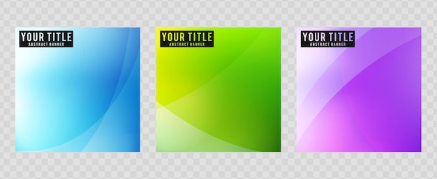 Abstract background set Vector bright colorful covers Pop art for poster sales advertisement banners