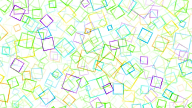 Abstract background of small squares multicolored on white