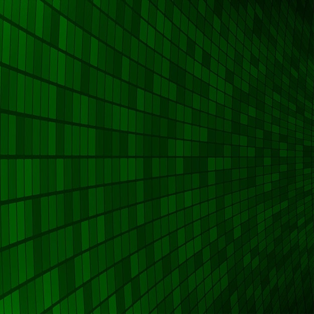 Abstract background of small squares or pixels in dark green colors