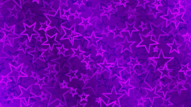 Abstract background of small stars in purple colors