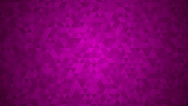 Abstract background of small triangles in purple colors.