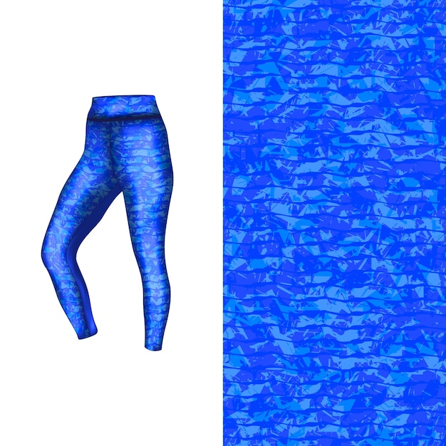 abstract background style for sports leggings