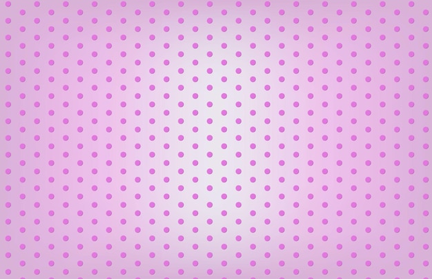 Abstract background of sweet pink polka dot pattern