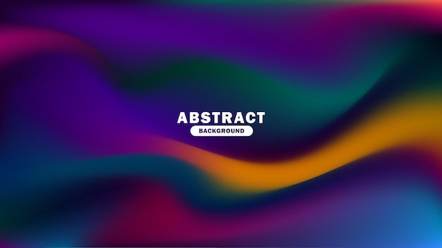 Abstract Background Template Colorful Background with Wave Effect