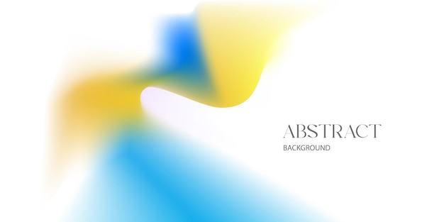 Abstract background template design light blue and yellow gradient color on white